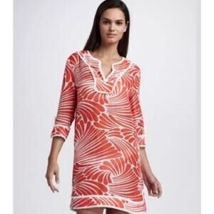 Kate Spade Womens Gwen Dress Tunic Swim Cover Up XS $140 Pool Beach Linen